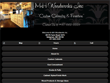Tablet Screenshot of mh-customwoodworks.com